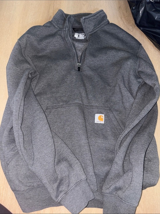 Carhartt Other - Carhartt Men’s Dark Gray Quarter-Zip Sweatshirt